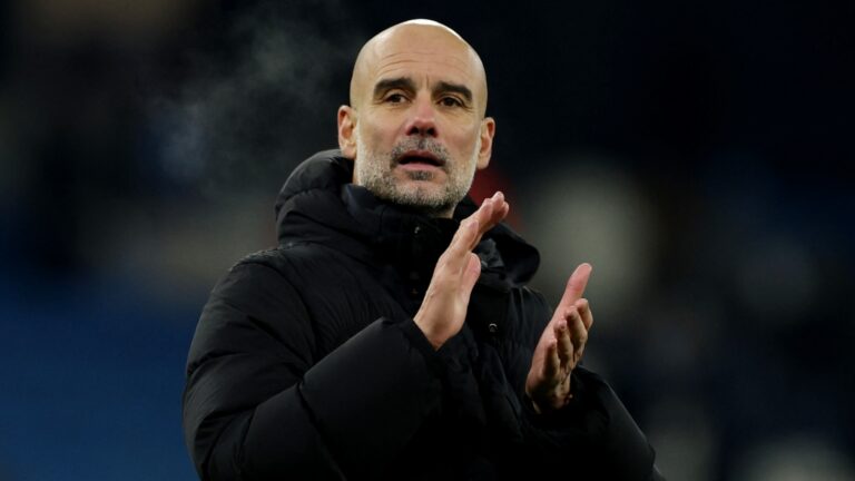 Pep Guardiola. (REUTERS)
