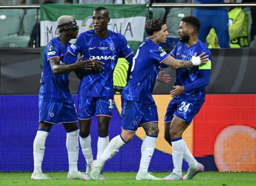 Chelsea will sell Nicolas Jackson this summer. (JOHN MACDOUGALL/AFP via Getty Images)