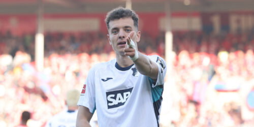 Fisnik Asllani. (Alexander Hassenstein/Getty Images)