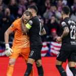 Antonin Kinsky had a night to forget against Atletico. (Alberto Gardin/Eurasia Sport Images/Getty Images)