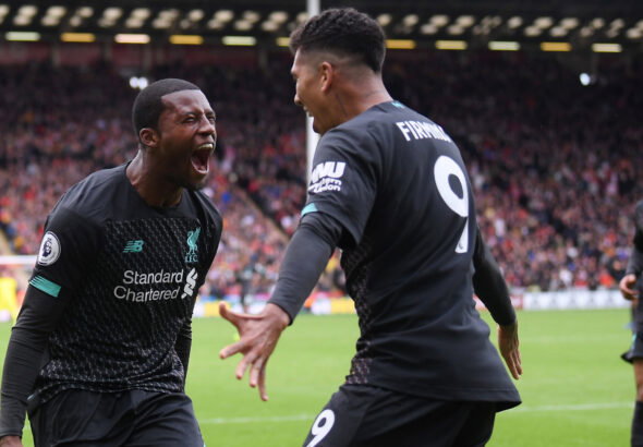 Georginio Wijnaldum, Roberto Firmino. (Laurence Griffiths/Getty Images)