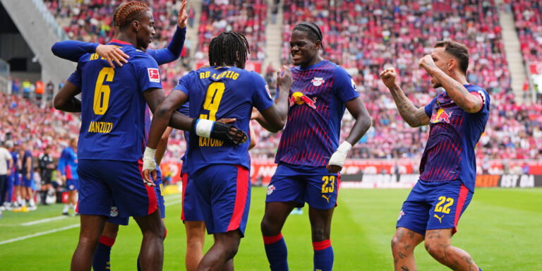 Chelsea are keen on Castello Lukeba. (Pau Barrena/Getty Images)