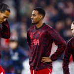 Virgil van Dijk, Ryan Gravenberch, Alexis Mac Allister. (ANP via Getty Images)