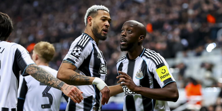 Yoane Wissa, Joelinton. (Getty)