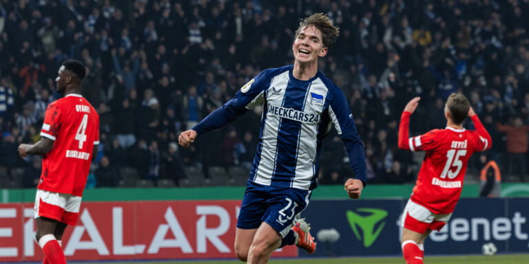 Kennet Eichhorn of Hertha BSC. (Boris Streubel/Getty Images)