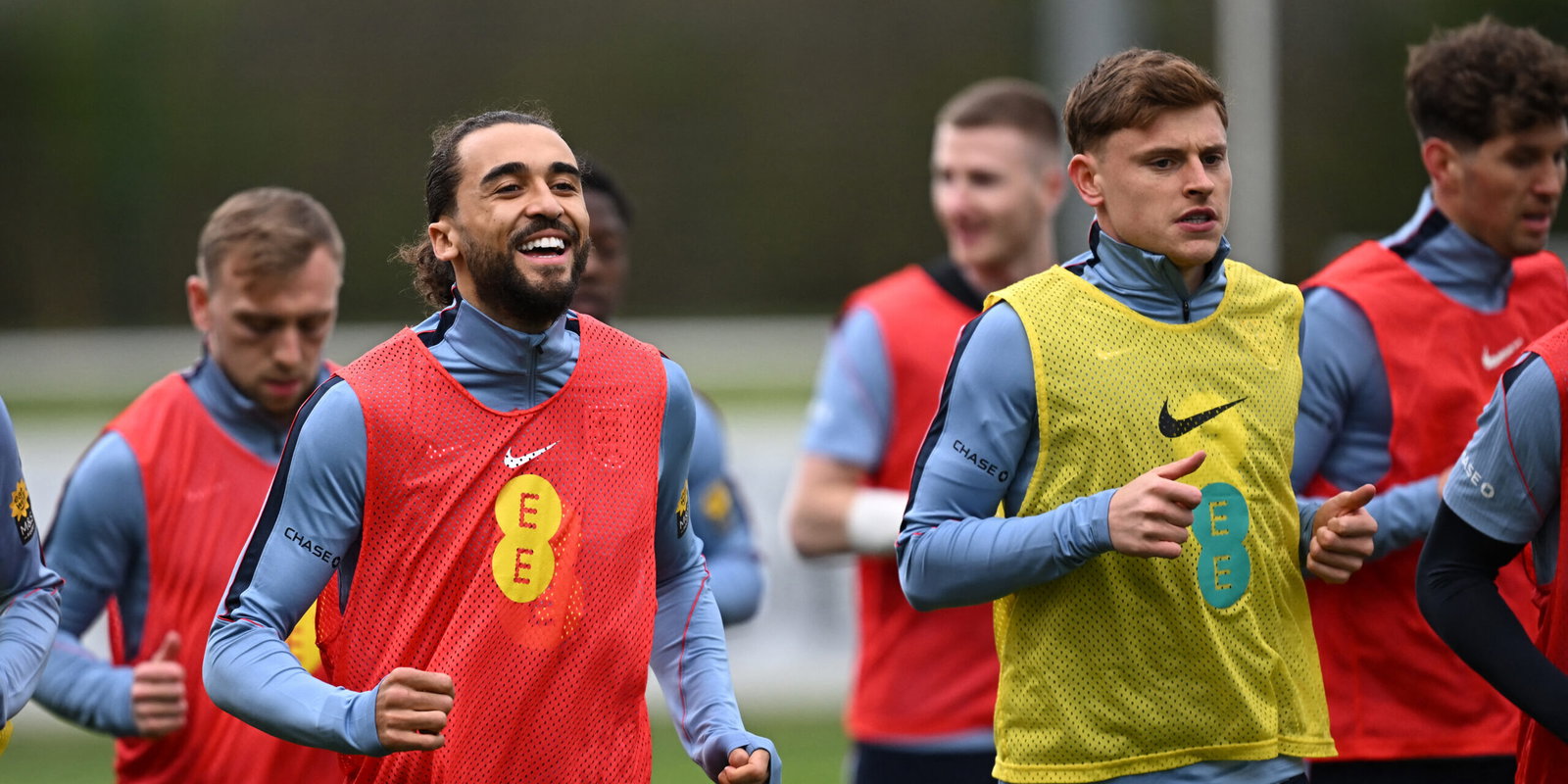 Dominic Calvert-Lewin, Harvey Barnes. (Getty)
