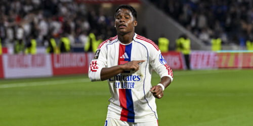 Endrick is flying for Lyon. (Photo by Eurasia Sport Images/Getty Images)