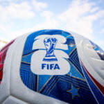 FIFA World Cup 2026 ball and tournament branding ahead of the tournament in the United States, Canada and Mexico